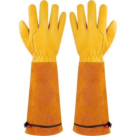 Gants De Jardin Confortables À Manchette Réglable Résistants À La Gants De Jardin Femme Pour La Taille Des Rosiers Pour Travaux Nettoyage Taille Extérieur Cour Pelouse Patio Po (1/5)