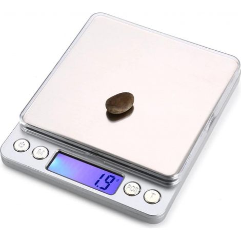 TrAdE Shop Traesio - Bilancia Elettronica Portatile Cucina 8008 2kgx0.1g Precisione 4x4 Alimenti Cibo -