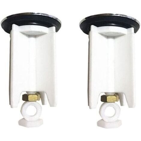 2 bouchons de lavabo Bouchon de lavabo universel 40mm Bouchon de lavabo Bouchon de lavabo de salle de bain Bouchon de vidange réglable en hauteur pour vidange de lavabo et bidet