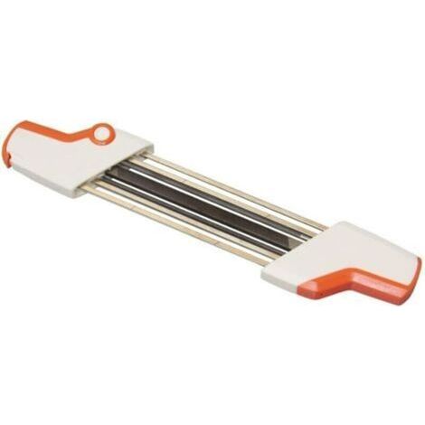Affûteur 2-en-1 Stihl 4.0mm – Lime Aiguiseur Tronçonneuse Compatible Chaîne Stihl 3/8P – Facile et Rapide