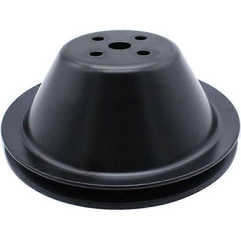 Kurze Wasserpumpenriemenscheibe aus Stahl mit 7,1 Zoll Außendurchmesser und einer Nut für Chevy SBC 262, 265, 267, 283, 302, 305, 307, 327, 350 und 400 (1/5)