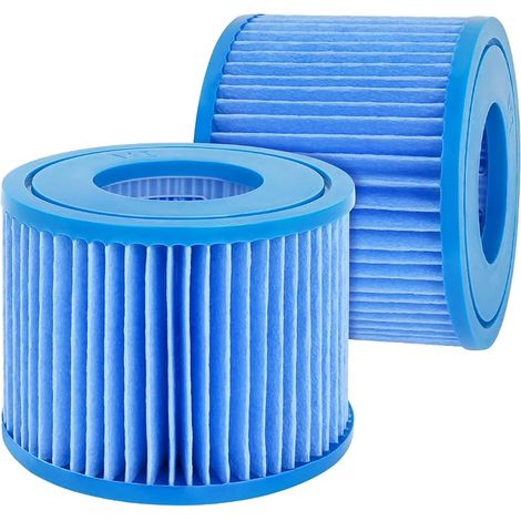 Lot de 2 filtres de Type VI pour Best-Way Filtre Piscine Cartus Taille 6 Piscine Filtre Cartouche -58323,90352E, pour Lay-Z Spa Filtre (1/5)