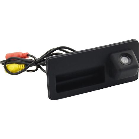 Telecamera per retromarcia, angolo di visione di 120°, compatibilità con connessione cablata, colore nero. (1/5)