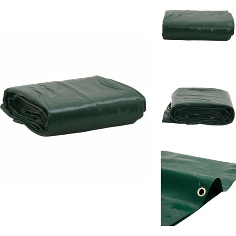 Bâche vert 1x2,5 m 650 g/m² - Bâche Imperméable - Bâche De Protection - Bâche Verte - Bâche Extérieure - Bâche Pour Voiture (1/5)
