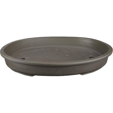 Vaso per bonsai Giapponese Morrisan ovale in gres 28,5x20,5x4 cm - B23-41a (1/4)