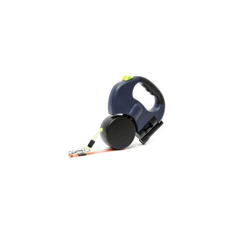 Correa doble extensible para perros - 360° sin enredos, 3 metros, hasta 22,7 kg (50 lbs) - Crezuo