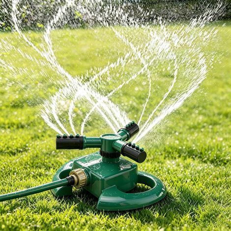 Arroseur Rotatif 360 Degrés - 1 Pièce - ABS - Bras Réglables - Jardin Pelouse (1/5)