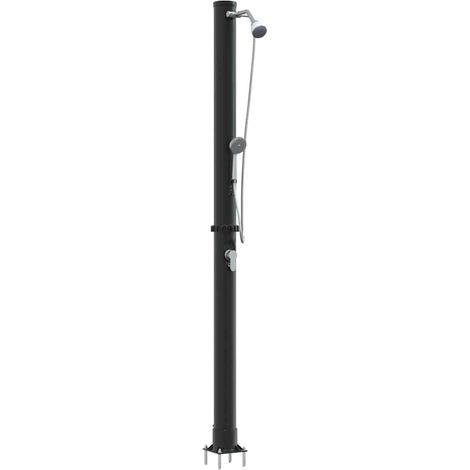 Douche solaire extérieure Noir 217 cm PVC et aluminium CFW20038 (1/5)