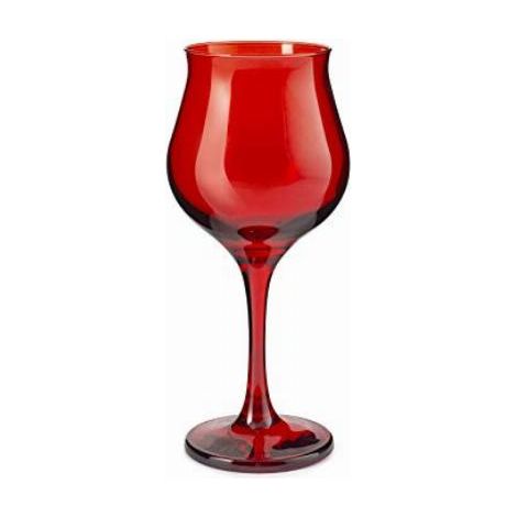 cf 6 calici vtr wavy rosso v/rs 37-440268 (1/2)