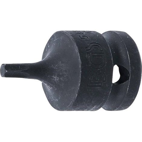 Douille à Embouts à Choc 42 mm - 12,5 mm (1/2), Profil Torx T27 - Résistante et Précise, Acier - D-Work
