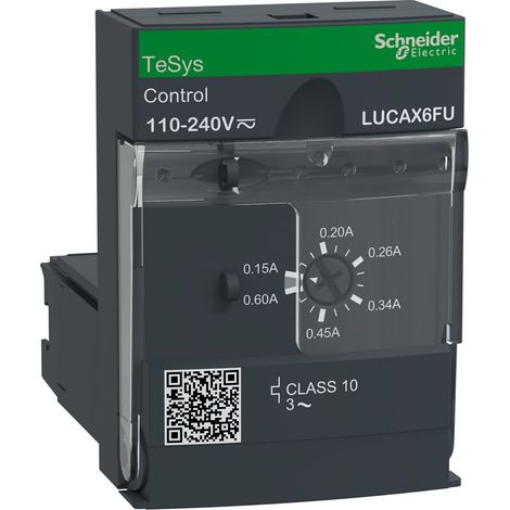 Unidad de control estándar LUCA - 0,15-0,6 A - clase 10 - 110-240 V CA/CC - IP20