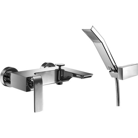 Grifo de bañera con mezclador monomando Zio cromo GME (1/2)