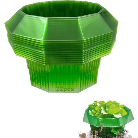 Protection Anti escargots Colliers Limaces Anneaux Efficaces et Collier de Plantes 22 Pièces (1/5)