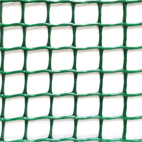 Rotolo di rete leggera colore verde cadrinet 1x25m quadrato: 10x10mm nortene