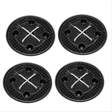 Lot de 4 bases de pots en tissu à arrosage automatique, compatibles avec les sacs de culture de 5 gallons, système d'irrigation automatique (1/5)