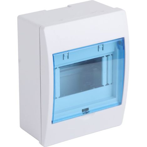 Boîte De Distribution - 4 À 6 Voies - Pour Installation Murale Intérieure - Plastique Haute Résistance - 17,7 X 13,5 X 7,3 Cm - 1 Pièce (1/5)