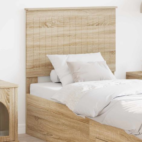 Kopfteil mit Kopfteil Sonoma-Eiche 80 cm Holzwerkstoff (1/5)