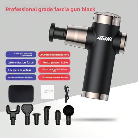 Faszienpistole Muskelmassagegerät Mini Nackenfaszienpistole Pistolet de massage électrique professionnel pour hommes et femmes (1/3)