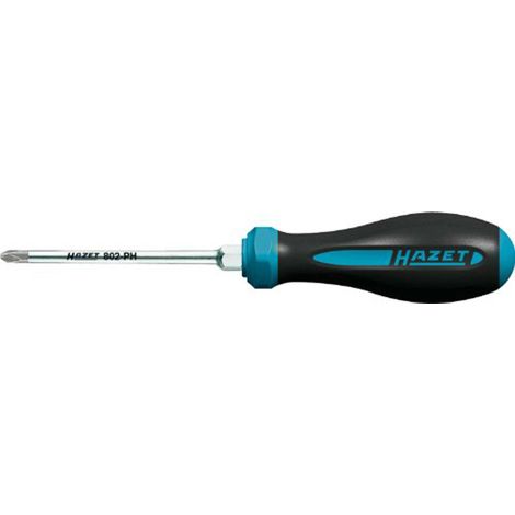 Destornillador Hazet 802-ph2 ergonómico resistente a la corrosión 214mm