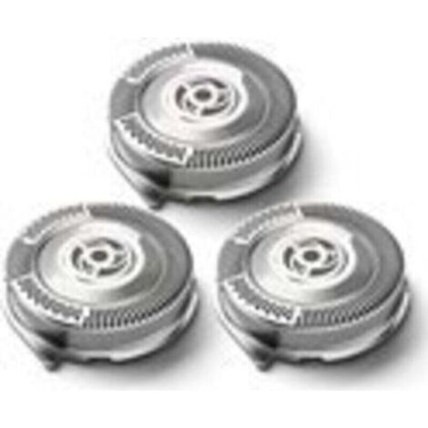 3 Scherköpfe, kompatibel mit Philips Rasierern der 5000er Serie (SH50/50, S5000, S5212, S5230, S5560, 5570, 5620) – Scherkopf-Set – Rasierzubehör – 3-teilig