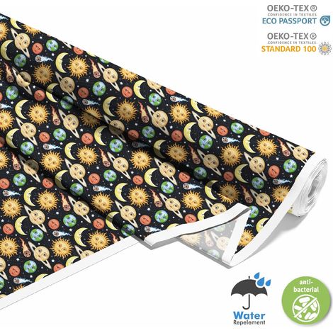 Outdoor dekostoffe oxford - Motiv Planeten und Sterne I DX426 (1/5)