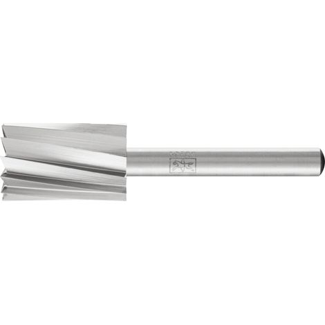 PFERD TOOLS HSS Frässtift ALU Zylinderform mit Stirnverzahnung A-ST Ø 16x25 mm Schaft-Ø 6 mm Alu/NE