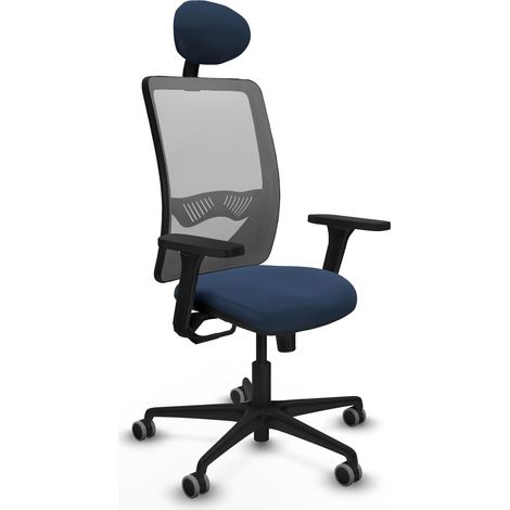 Chaise de bureau piqueras y crespo Zulema noir mousse 50 mm (1/2)