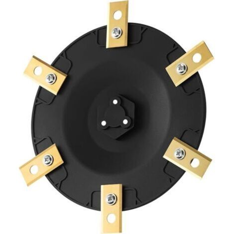 Pair [Mise À Niveau] Disques de Lame + 6 pièces Lame compatibles avec Einhell Freelexo Cam 350, 500, 600 Plus, Disque de Couteau pour Tondeuse Robot, Disque Rotatif pour Tondeuse Robotisée (1/5)