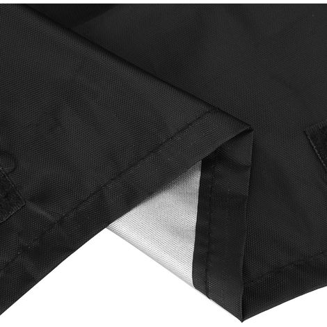 Funda protectora para generadores eléctricos: funda impermeable de poliéster 210D contra la lluvia, el viento y el sol para jardín o terraza (89 x 66 x 71 cm, negra, 249 g). (1/5)