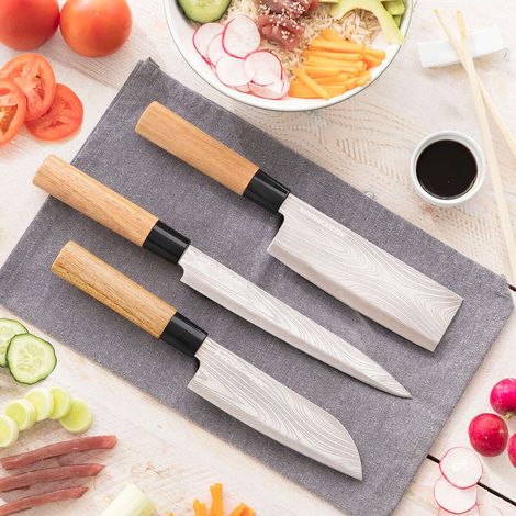 Set di Coltelli con Custodia di Trasporto Professionale Damas·Q InnovaGoods (1/5)