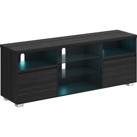 Meuble TV LED, pour TV jusqu'à 70 Pouces, 160 x 40 x 60 cm (1/5)