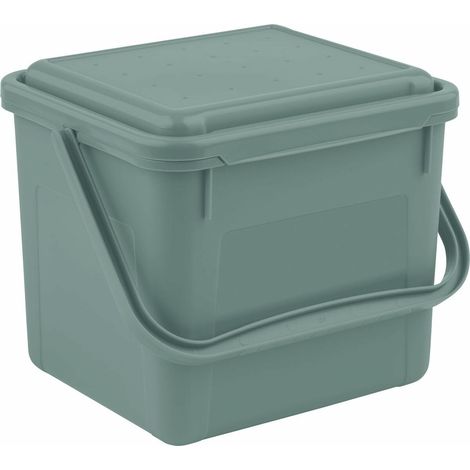 contenitore rotho mistletoe green design compatto coperchio antiodore