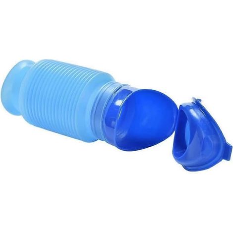 Urinoir d'urgence réutilisable, portable et rétractable, pour enfants et adultes, idéal pour le camping et les voyages (750 ml).