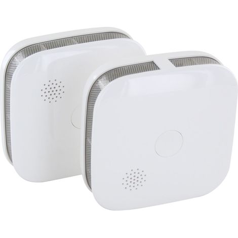 Pack de 2 détecteurs de fumée - CHACON - 34150 - Intercompatible (1/4)
