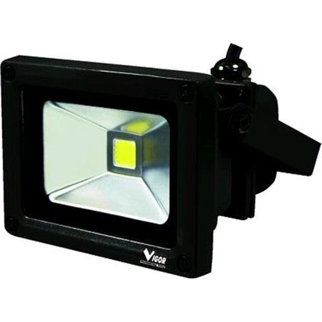 Proiettore Faro Led Vigor Lumy Nero Luce Bianca 10W-750Lmn