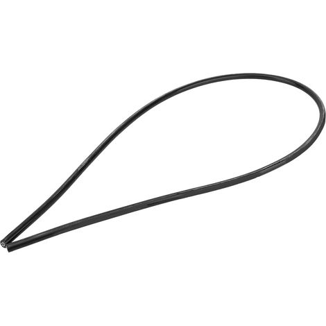 Câble d'allumage silicone 8mm pour voiture, fil de bougie noir, accessoire auto pièce de remplacement haute performance (1/5)