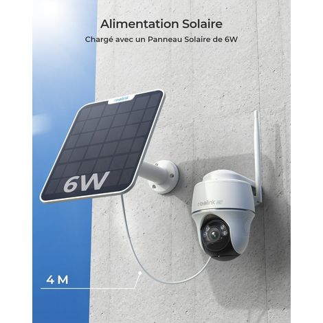 Reolink – Caméra de surveillance extérieure 4K 8MP – WiFi bi-bande 2,4/5 GHz – Vision nocturne couleur – Rotation 355° et inclinaison 140° – Détection intelligente — vue 2