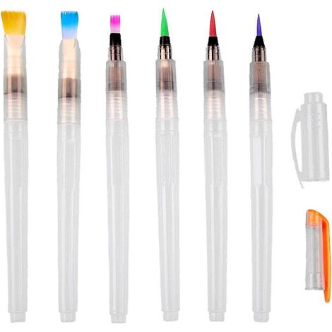 Aquarellpinsel, Wasserreservoirpinsel, Aquarellstift, Aquarellfarbe