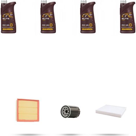 Kit tagliando 3 FILTRI e 4L OLIO compatibile con Fiat Strada (178,278) 1.2 54kw dal 1999 (1/4)
