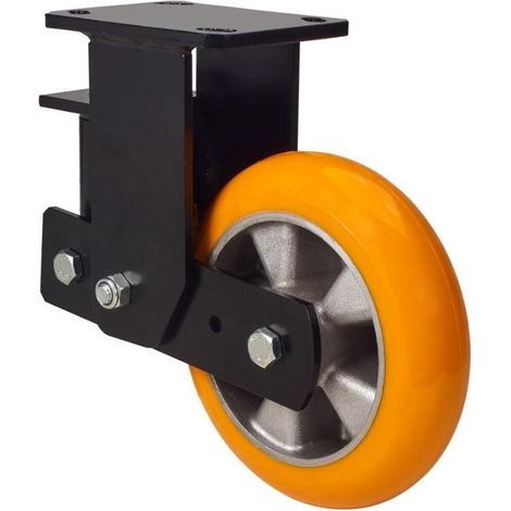 rueda fija  17hlsb200-auab suspension poliur.naranja eje bolas balona (1/2)