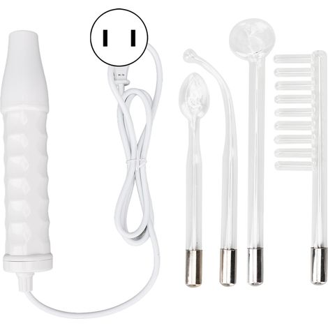 Appareil de thérapie cutanée haute fréquence professionnel portable, baguette raffermissante pour cheveux, 100-240V prise US (1/5)