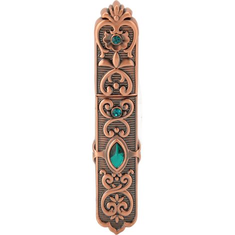 Étui à aiguilles vintage à strass, motif sculpté, tube de rangement pour aiguilles à coudre, porte-aiguilles, outils de couture DIY, couleur or rosé (1/5)
