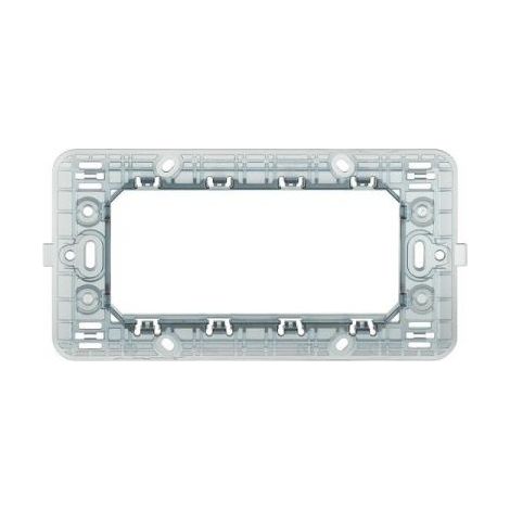 Mapam serie elettrica Frutti Compatibili serie Bticino Matix - JOY Supporto 4 Moduli