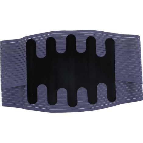 Ceinture Lombaire de Soutien Universelle, Protecteur Vertébral Anti-Douleur, Bande de Taille Élastique pour Homme et Femme, Gris, Usage Quotidien (1/5)