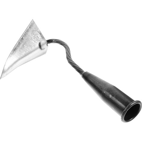 Houe Triangulaire Multifonction pour Jardinage, Petite Taille, Acier Inoxydable Blanc, Outil De Binage De Jardin Et Accessoire De Tête De Houe, pour Creuser Et Ameublir Le Sol (1/5)