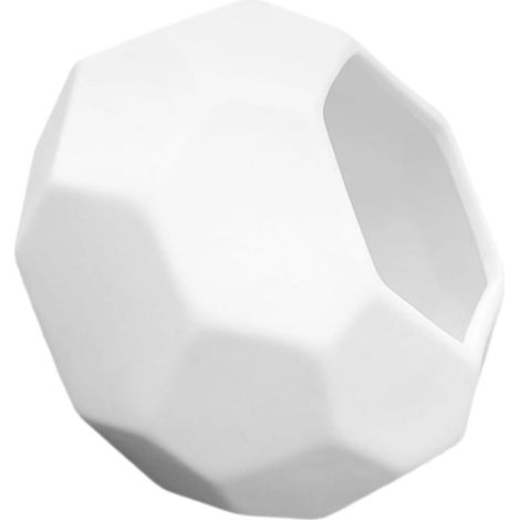 Vase Hydroponique en Céramique Blanc pour Petites Plantes et Boutures (1/5)