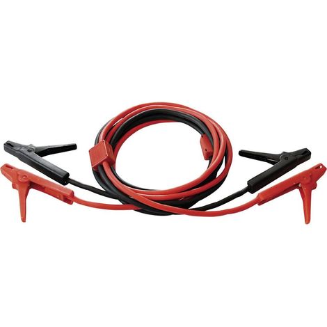 SET® SKS25 Cavi batteria per avviamento d'emergenza 25 mm² Rame 3.50 m con pinze di plastica, con circuito di protezion (1/2)
