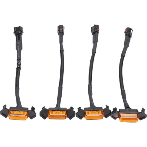 4 feux de calandre avant à LED, lentille ambre, étanches IP67, de remplacement pour Tacoma TRD Pro 2016-2020 (1/5)