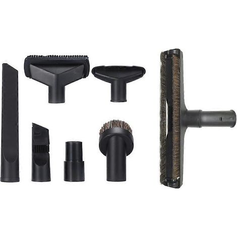 Kit de 7 accessoires pour aspirateur balai sans fil pour animaux, pièces de rechange, brosse en crin de cheval de 32 mm (1-1/4 pouce). (1/5)