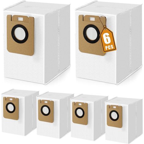 6er-Pack Staubbeutel für Xiaomi Dreame Bot Z10 Pro/L10 Plus Saugroboter, 4L große Ladestation (1/5)